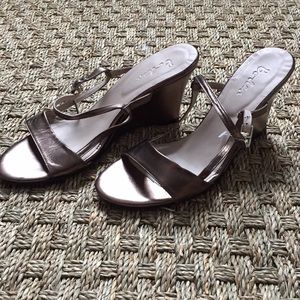 Boden Metallic Sandals
